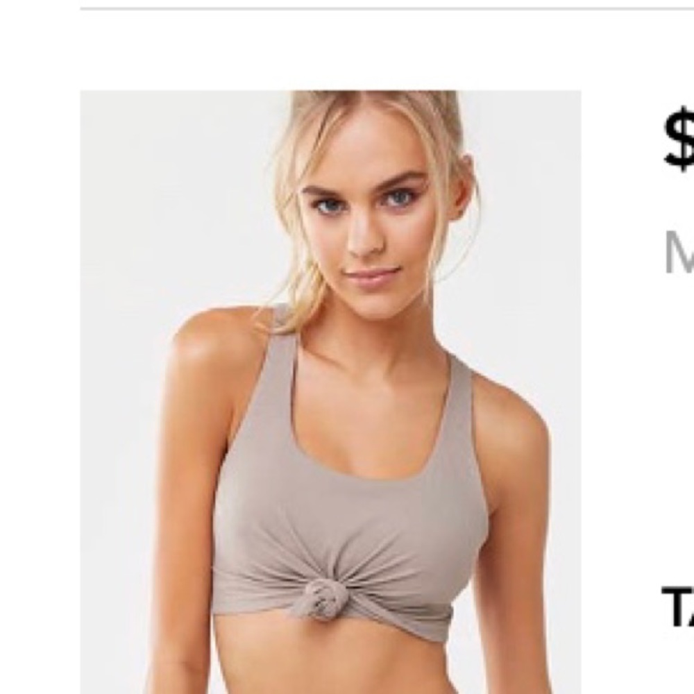 NWT Medium Impact - Ribbed Sports Bra